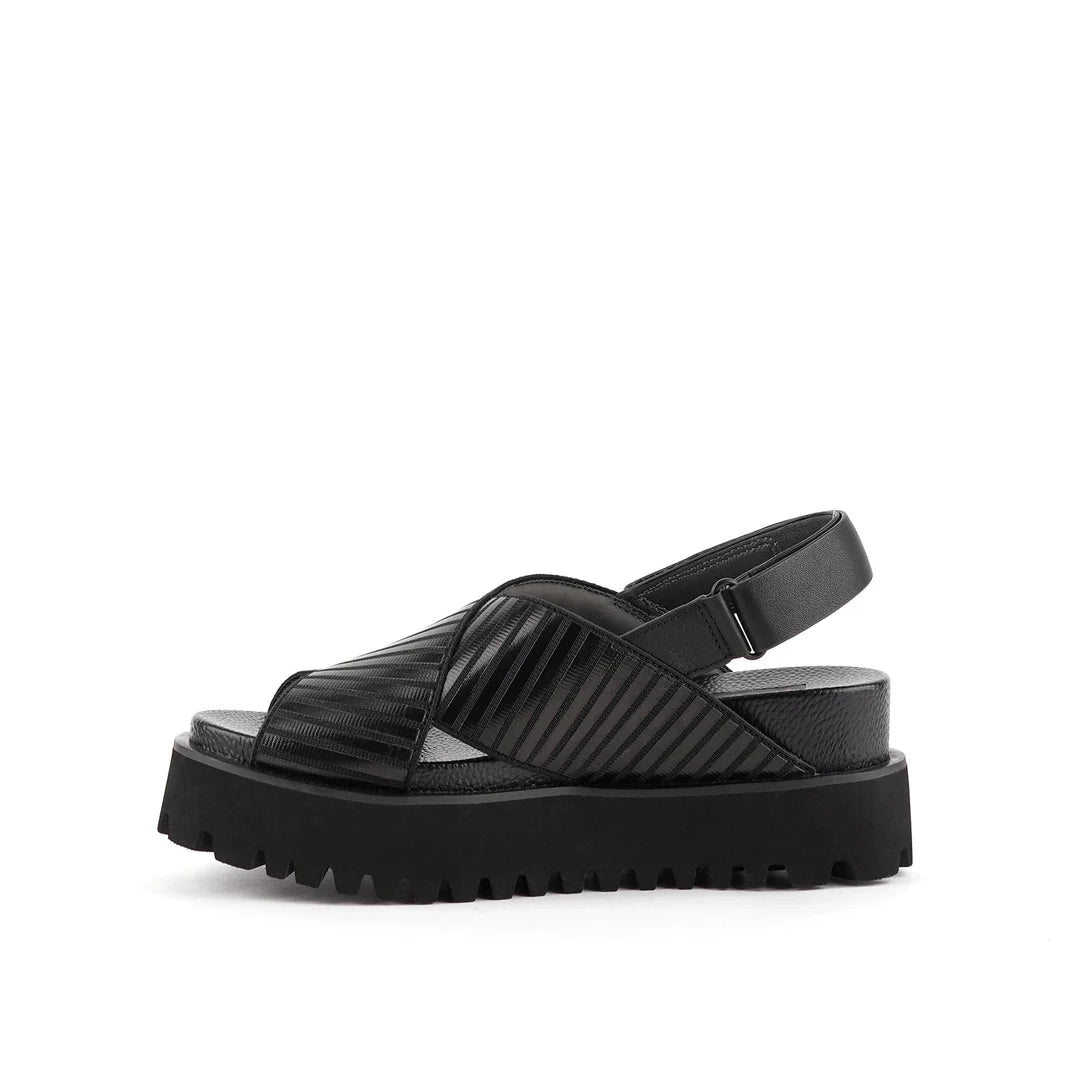 United Nude Rico x Sandal Black Sandały Damskie na Platformie Czarne