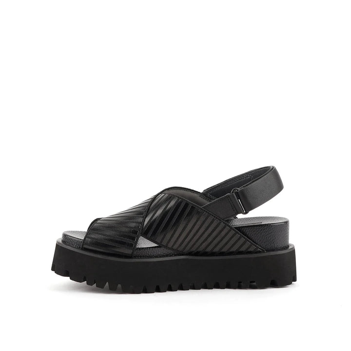 United Nude Rico x Sandal Black Sandały Damskie na Platformie Czarne