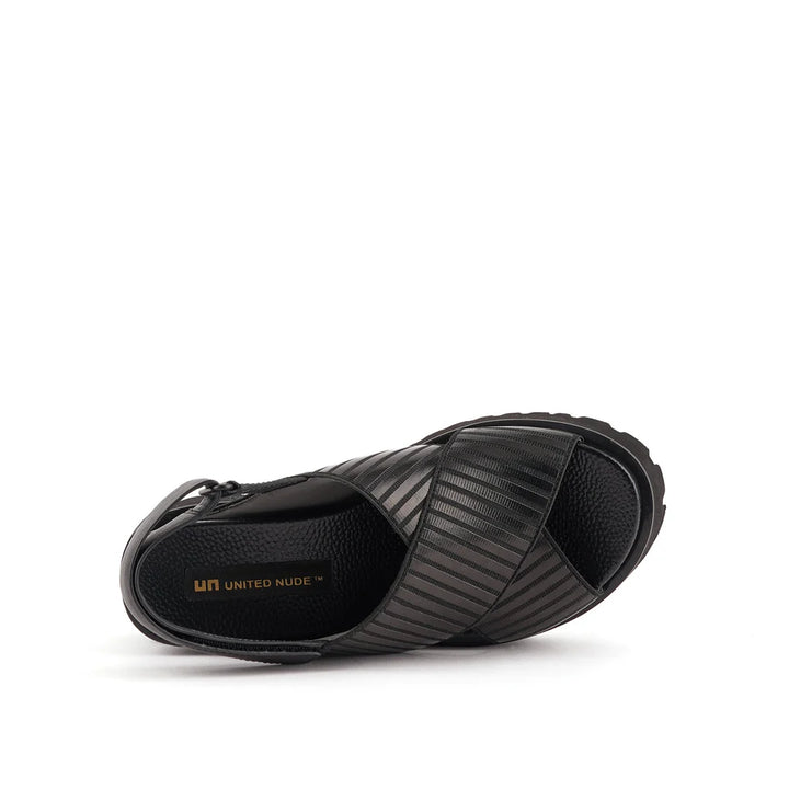 United Nude Rico x Sandal Black Sandały Damskie na Platformie Czarne