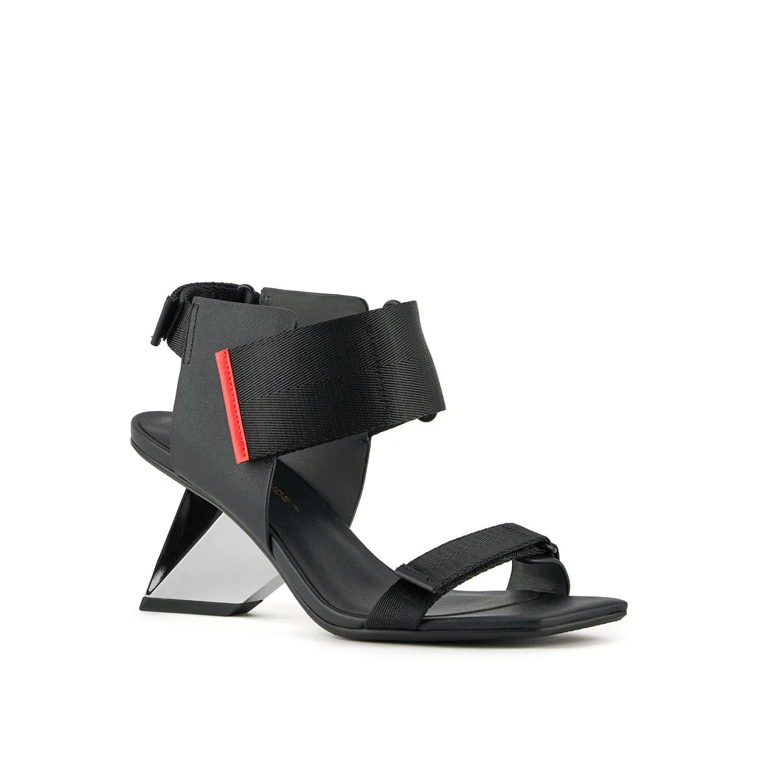 United Nude Rockit Run Black Agate Sandały Damskie na Obcasie Czarne