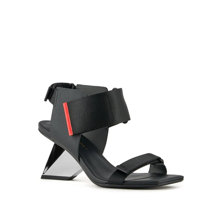United Nude Rockit Run Black Agate Sandały Damskie na Obcasie Czarne