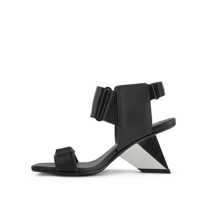 United Nude Rockit Run Black Agate Sandały Damskie na Obcasie Czarne
