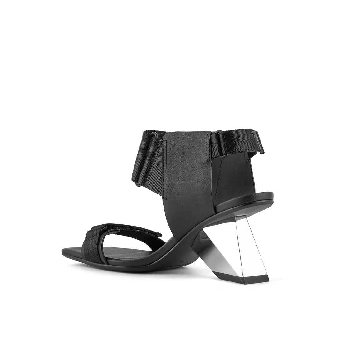 United Nude Rockit Run Black Agate Sandały Damskie na Obcasie Czarne