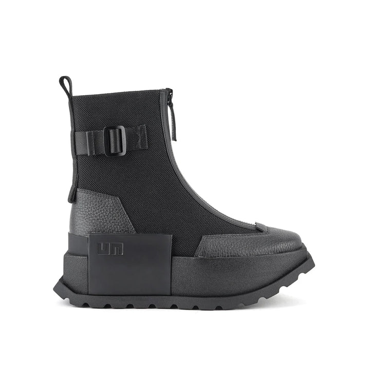 United Nude Roko Bootie III Black Botki Damskie na Platformie Czarne