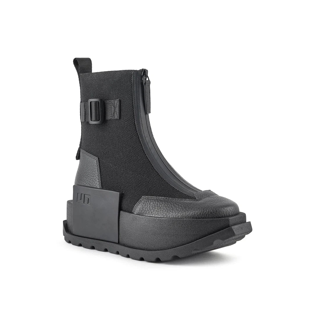 United Nude Roko Bootie III Black Botki Damskie na Platformie Czarne