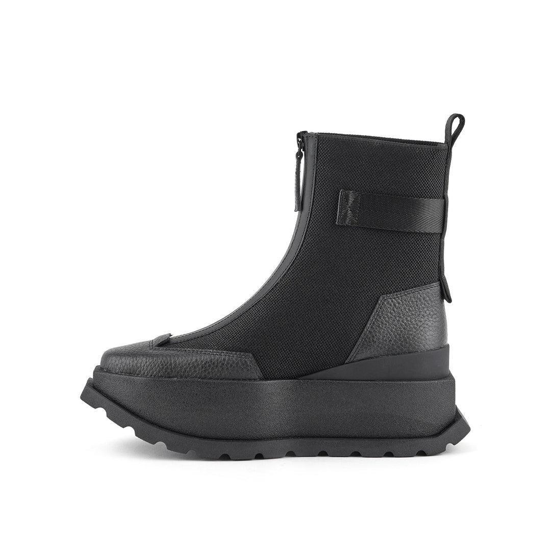 United Nude Roko Bootie III Black Botki Damskie na Platformie Czarne