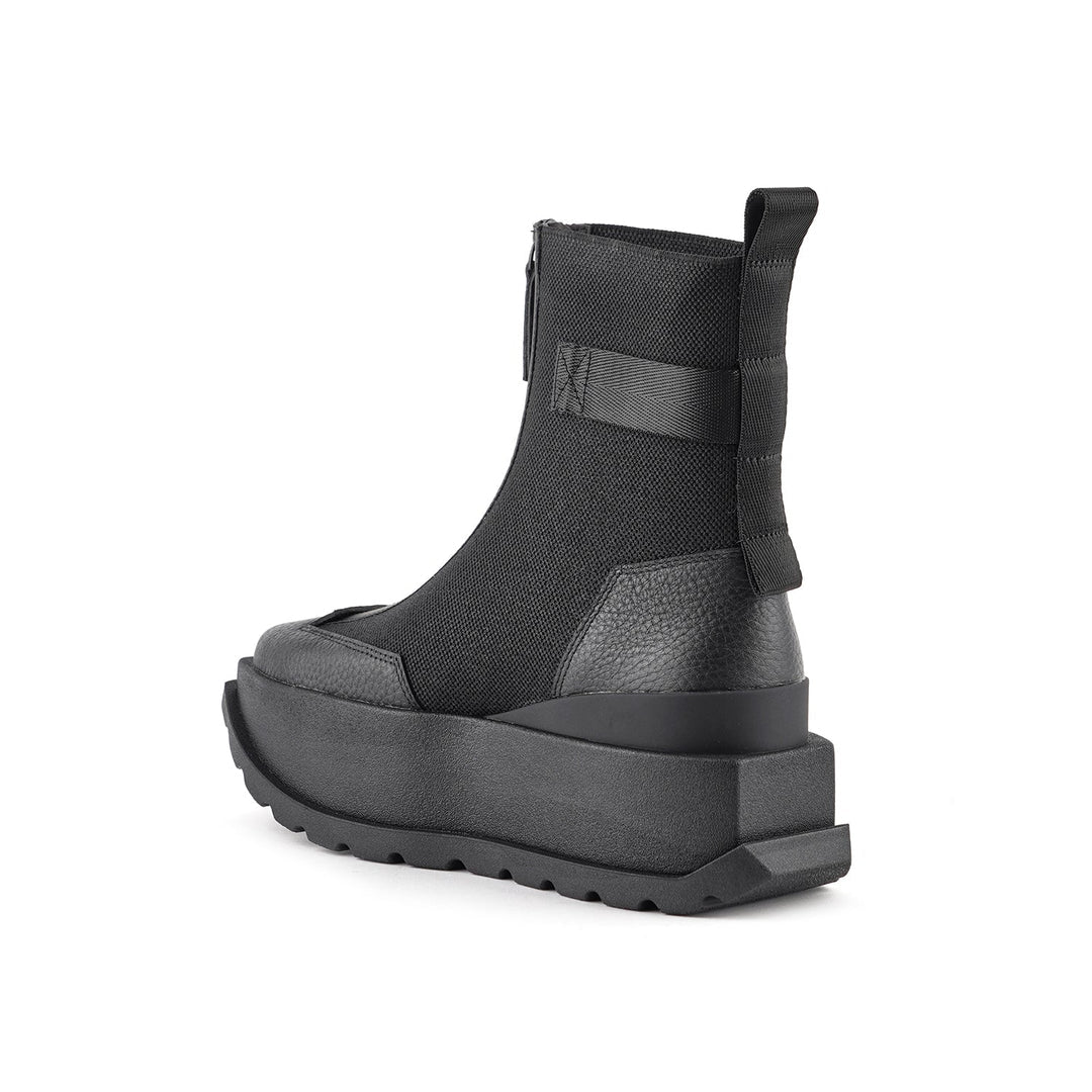 United Nude Roko Bootie III Black Botki Damskie na Platformie Czarne