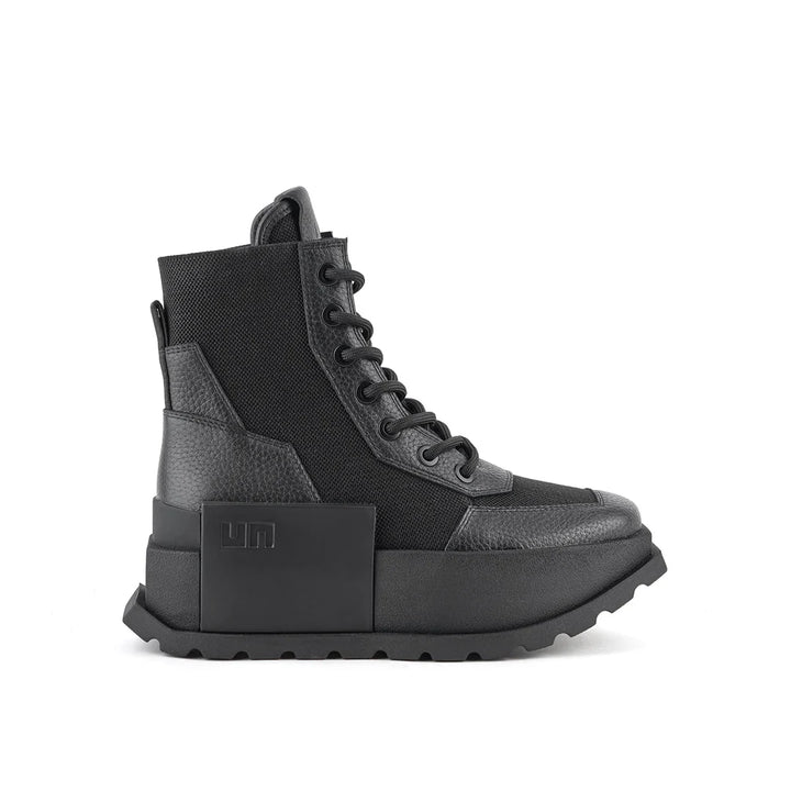 United Nude Roko Combat Black Botki Damskie na Platformie Czarne