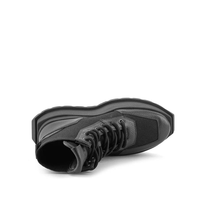 United Nude Roko Combat Black Botki Damskie na Platformie Czarne