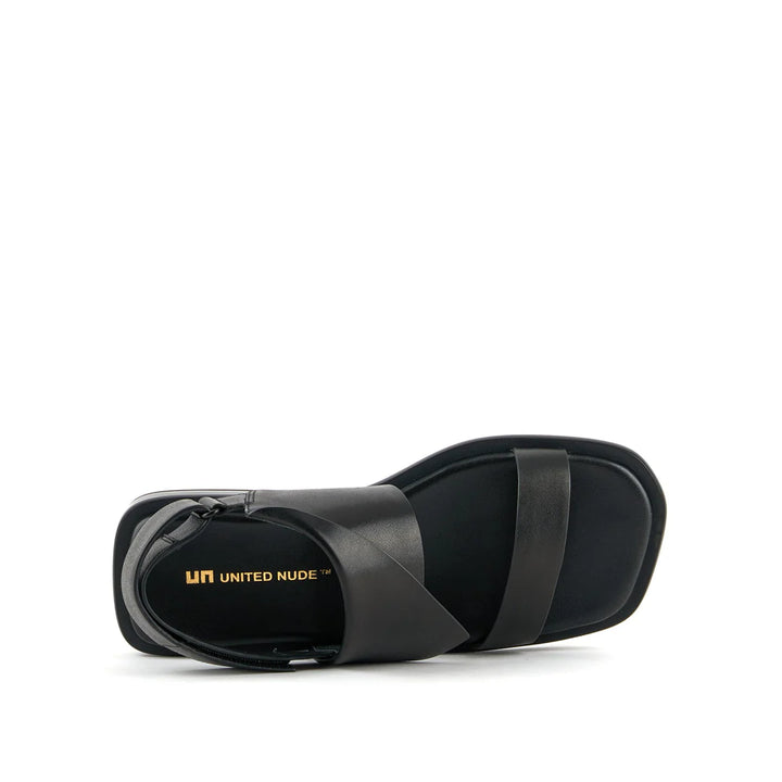 United Nude Sandal Polo Lo Black Sandały Damskie Czarne