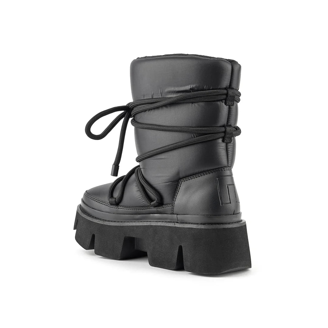 United Nude Stomper Snow Boot Black Botki Damskie Zimowe Na Platformie Czarne