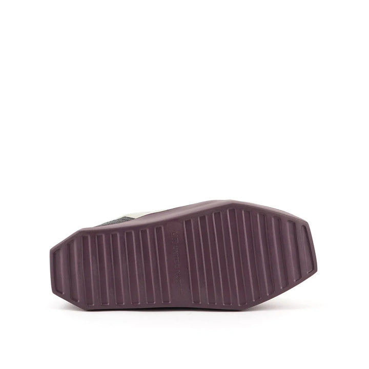 United Nude Stone Court Mid Sustained Grey Sneakersy Damskie Na Platformie Szare