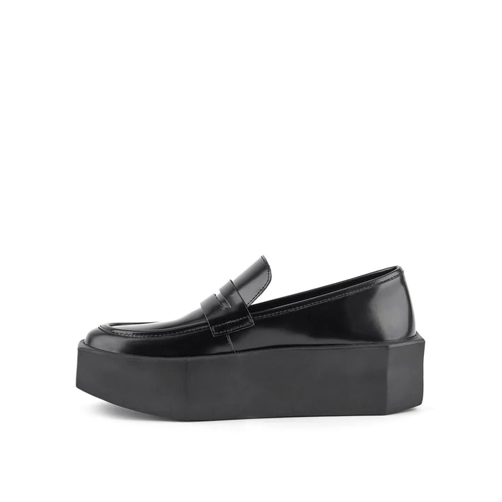 United Nude Stone Loafer Lo Black Mokasyny Na Platformie Damskie Czarne
