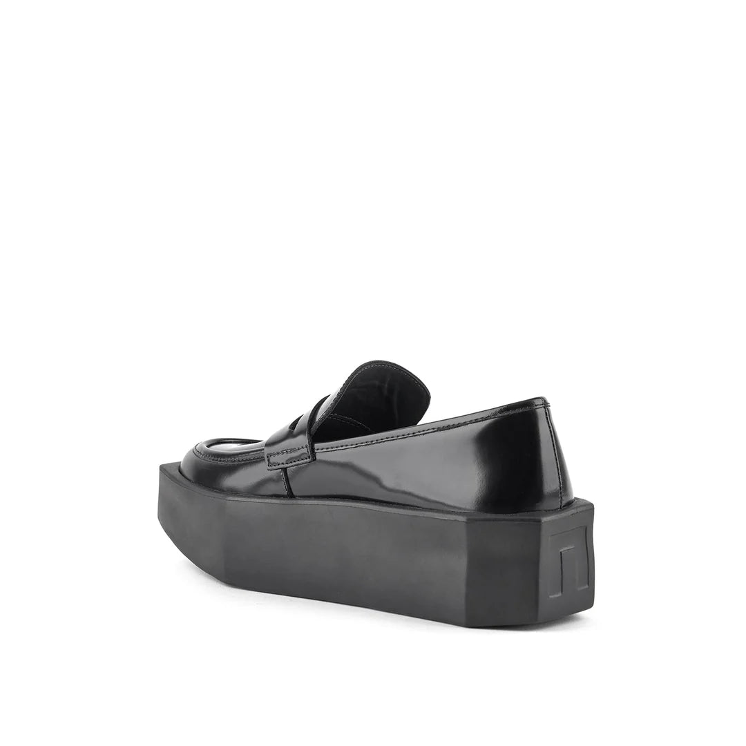 United Nude Stone Loafer Lo Black Mokasyny Na Platformie Damskie Czarne