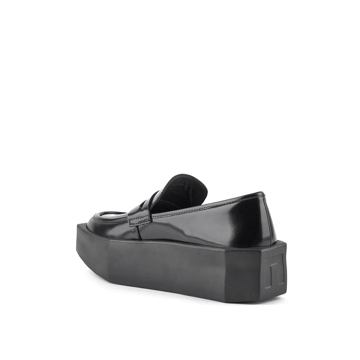 United Nude Stone Loafer Lo Black Mokasyny Na Platformie Damskie Czarne