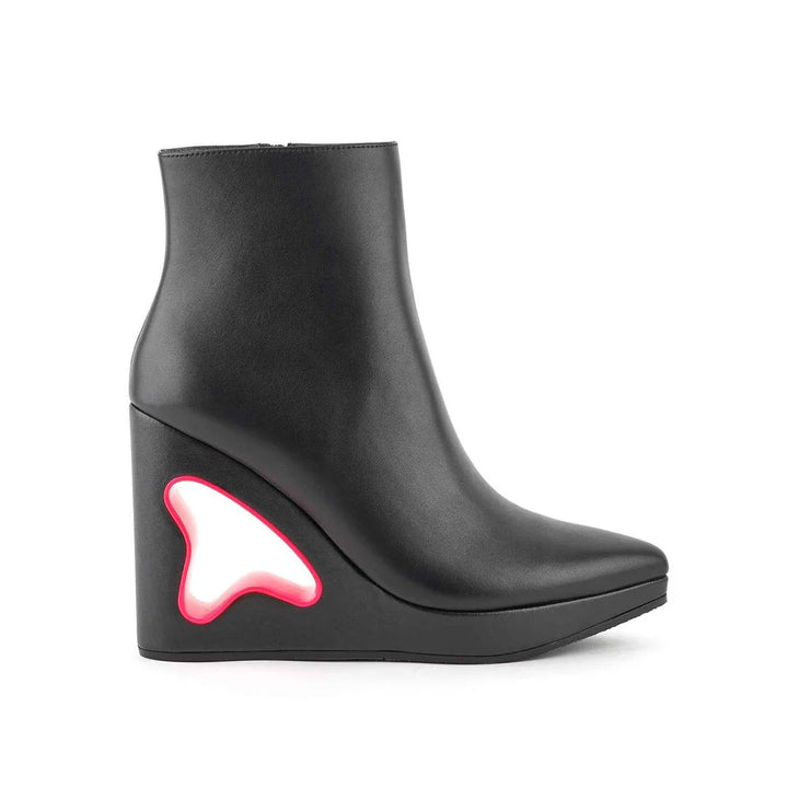 United Nude Void Bootie Black Botki na Obcasie Czarne