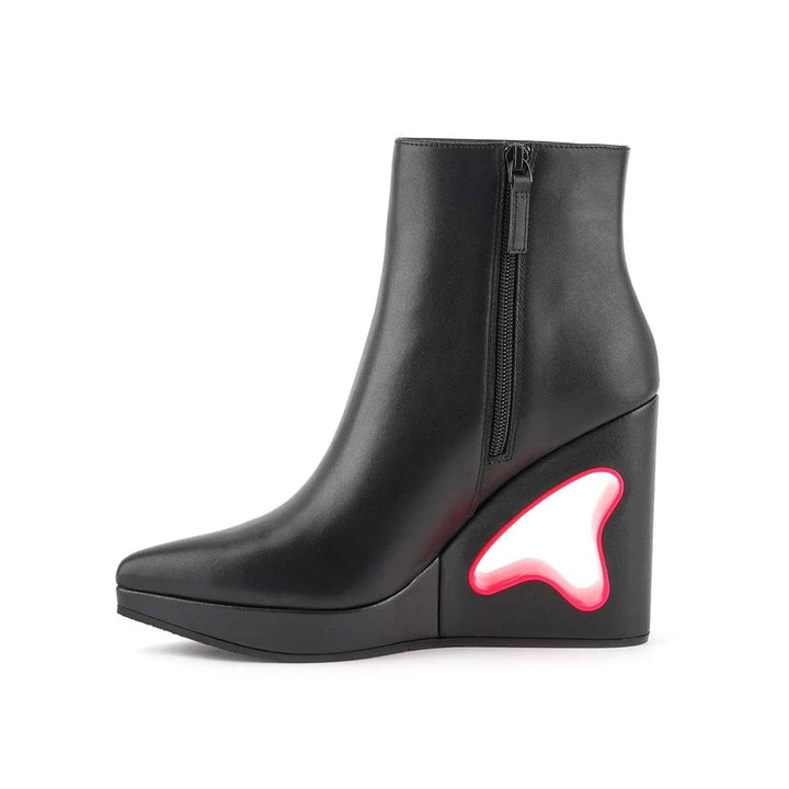 United Nude Void Bootie Black Botki na Obcasie Czarne
