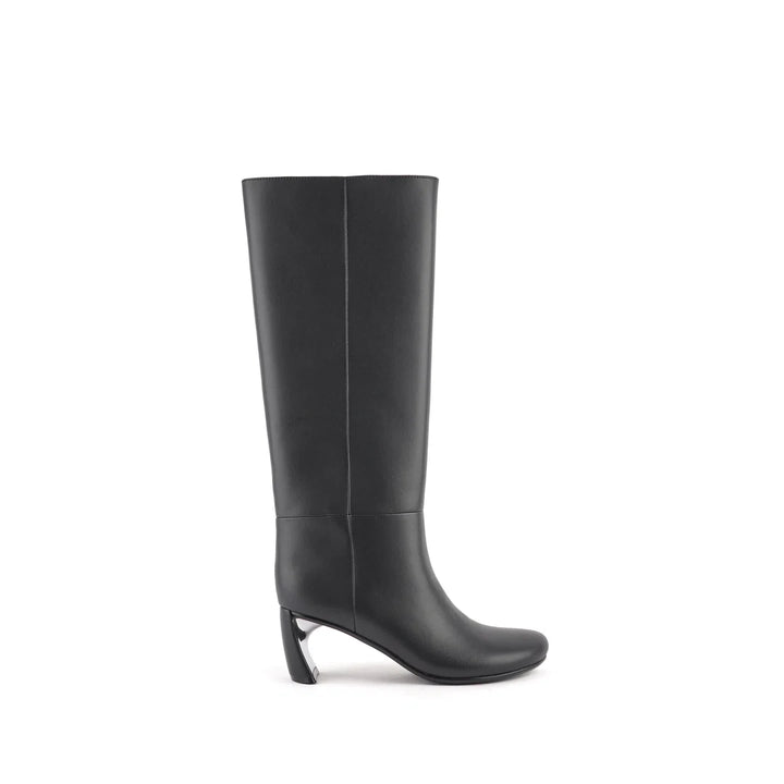 United Nude Zuma Boot Mid Black Kozaki Na Obcasie Damskie Czarne