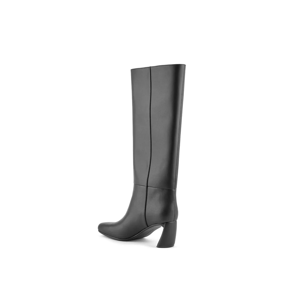 United Nude Zuma Boot Mid Black Kozaki Na Obcasie Damskie Czarne