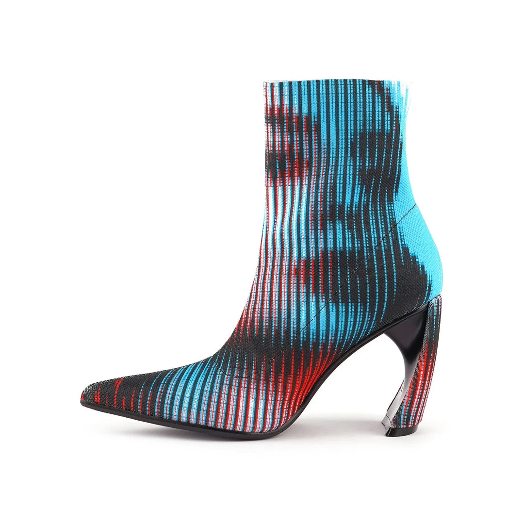 United Nude Zuma Canvas Hi Anaglyph Buty Na Obcasie Damskie Wielokolorowe