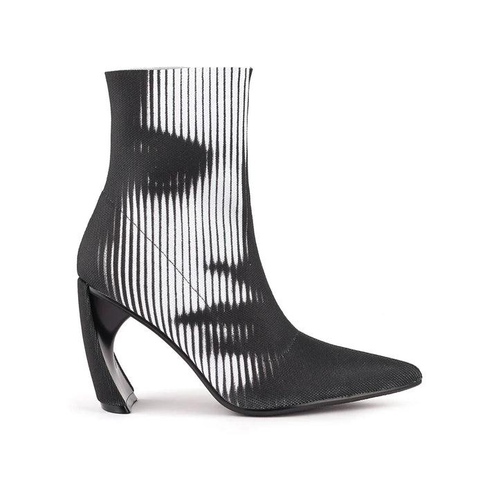 United Nude Zuma Canvas Hi Mono Buty Na Obcasie Damskie Czarne