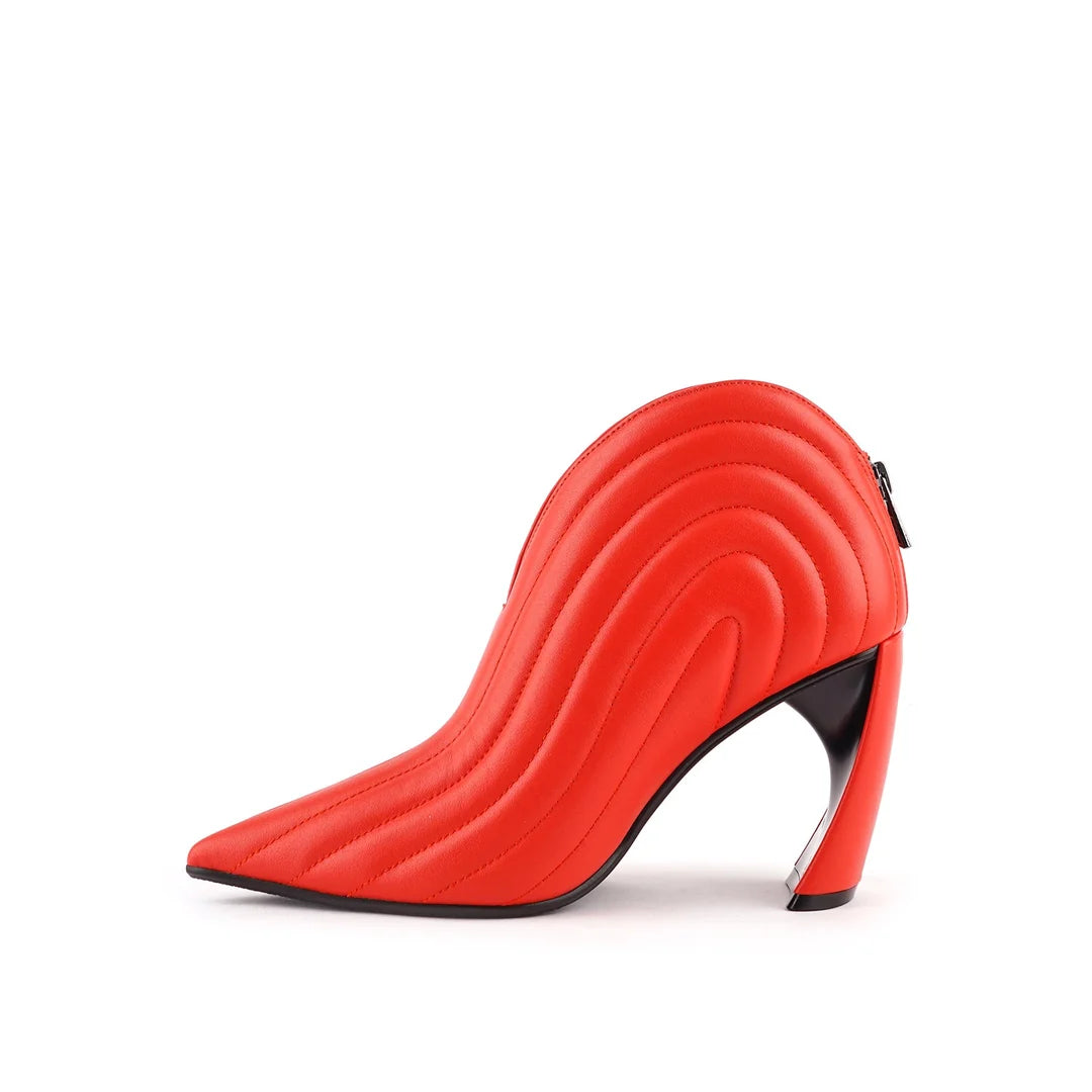 United Nude Zuma Luna Hi Grenadine Buty Na Obcasie Damskie Czerwone