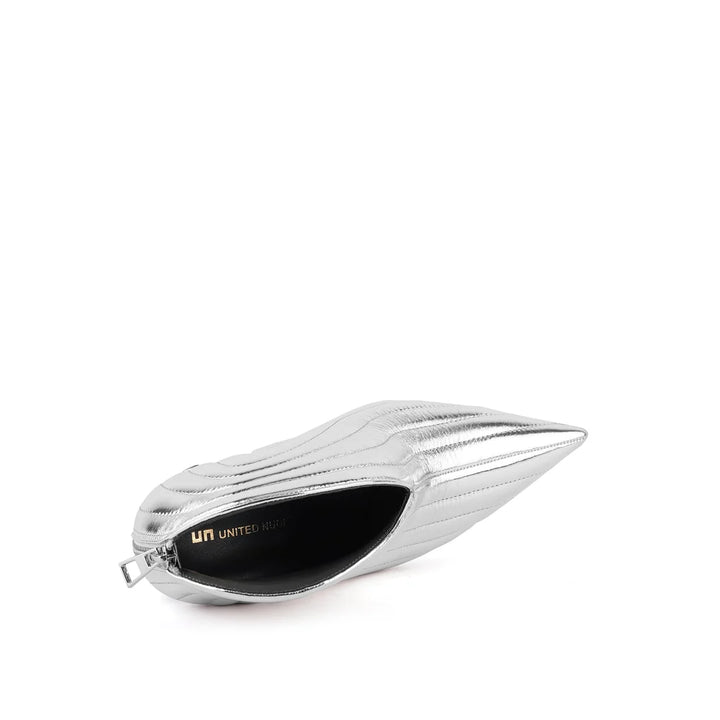 United Nude Zuma Luna Hi Silver Buty Na Obcasie Damskie Srebrne