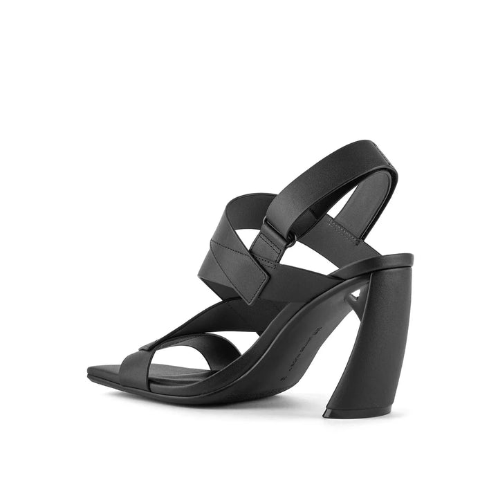 United Nude Zuma Straps Hi Black Sandały Damskie na Obcasie Black