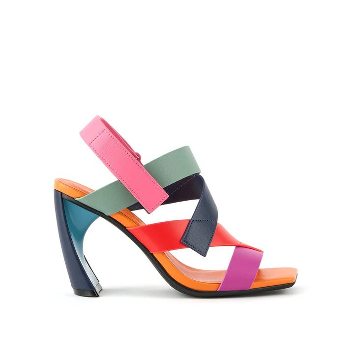 United Nude Zuma Straps Hi Solaria Sandały Damskie na Obcasie Wielokolorowe